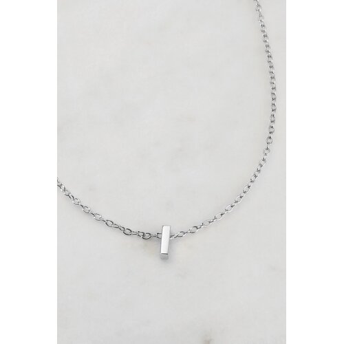Zafino Letter Necklace - Silver I