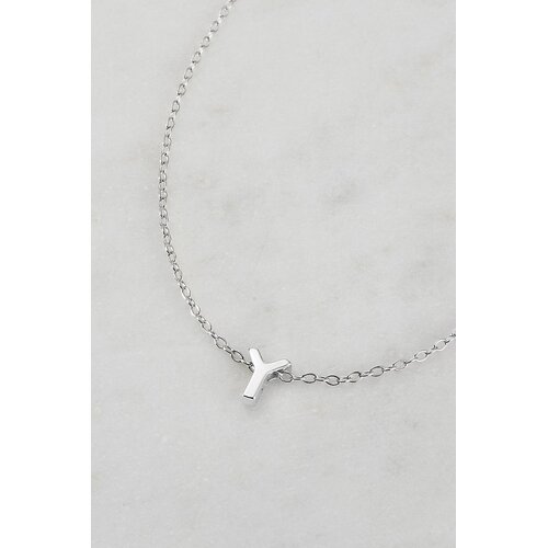 Zafino Letter Necklace - Silver Y