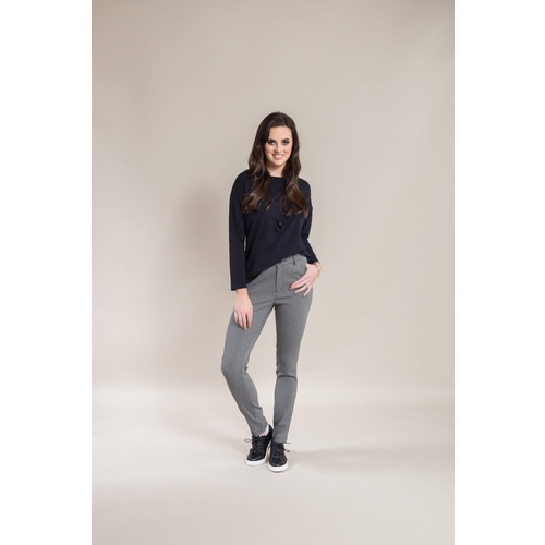 Vassalli-Skinny Leg Full Length Dress Pant-Puzzle [Size: 18]