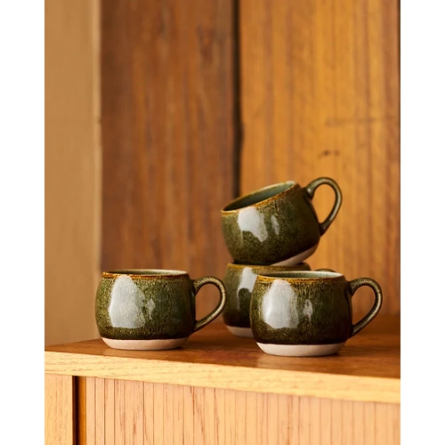 Robert Gordon Set of 4 Mineral Mugs - Serpentine
