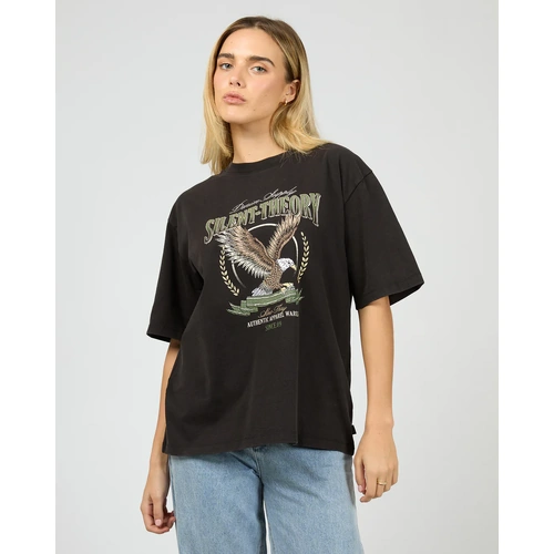 Silent Theory Airborne Tee - Washed Black