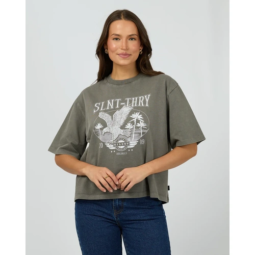 Silent Theory Original Eagle Tee - Coal