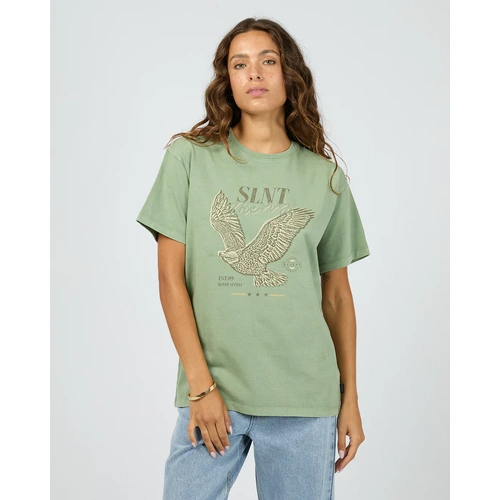 Silent Theory Hand Drawn Tee - Green