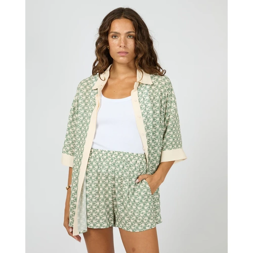 Silent Theory Bonnie Contrast Shirt - Print