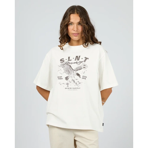 Silent Theory Flying Free Tee - Vintage White