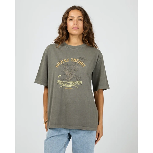 Silent Theory Two Sides Tee - Coal