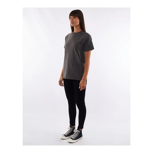 Silent Theory-Boyfriend Tee-Charcoal [Size: 8]