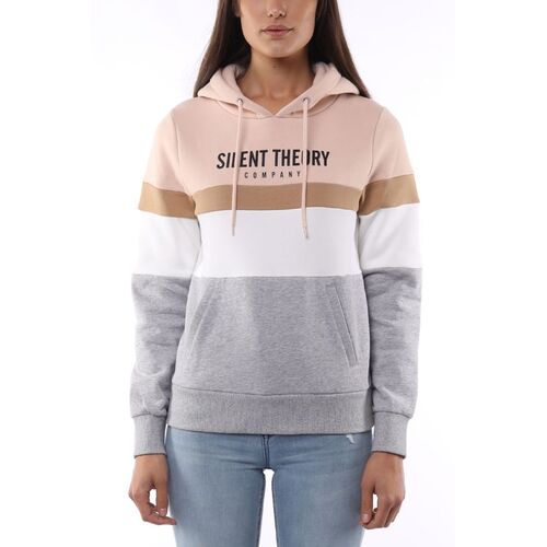 Silent Theory Overlay Panelled Hoodie - Candy