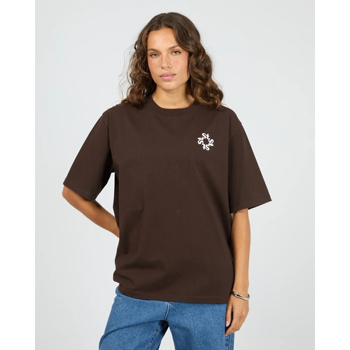 Silent Theory Sunrise Tee - Chocolate [size: 8]