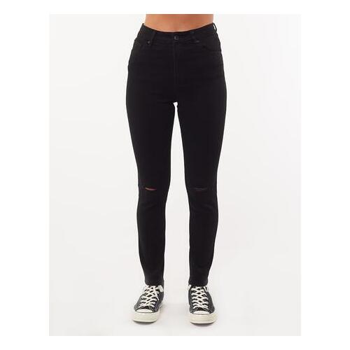 Silent Theory-Vice High Skinny Jean-Jet Black Slash