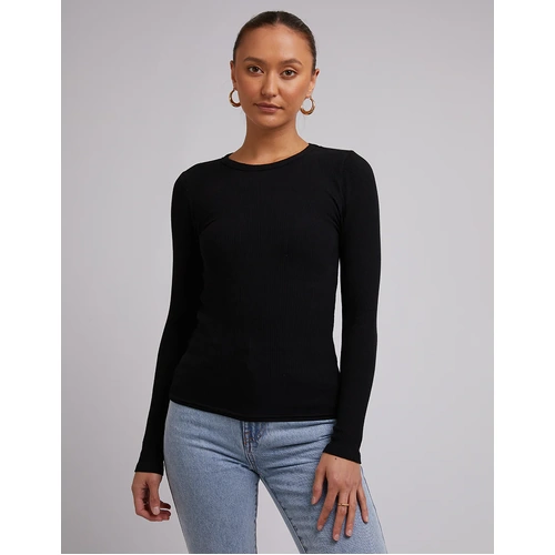 Silent Theory Marvellous L/S Tee - Black