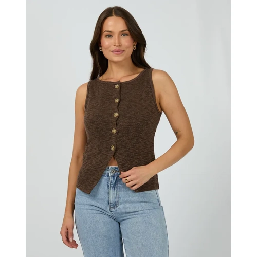 Silent Theory Leonie Vest - Chocolate