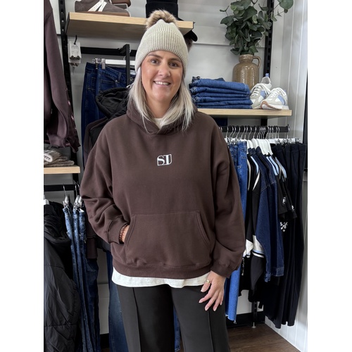 Silent Theory Silent Luxe Hoodie - Chocolate