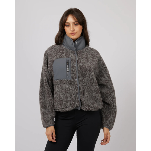 All About Eve Hiker Teddy Jacket - Print [Size: 12]