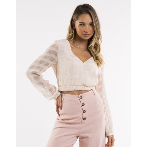 All About Eve Jacquard Check Blouse