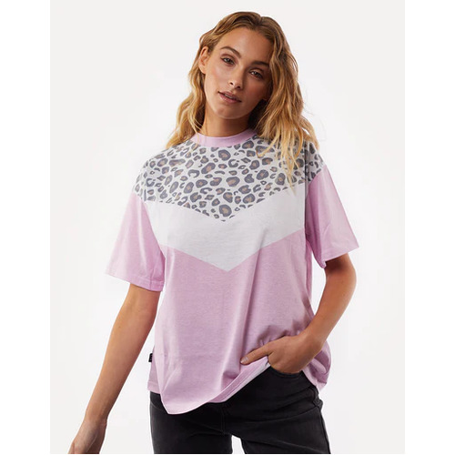 All about Eve-Cheetah Chevron tee-Pink [Size: 10]