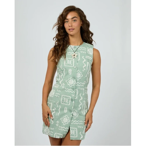 All About Eve Lucia Mini Dress - Sage