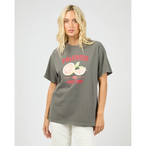 All About Eve Palermo Relaxed Tee - Charcoal