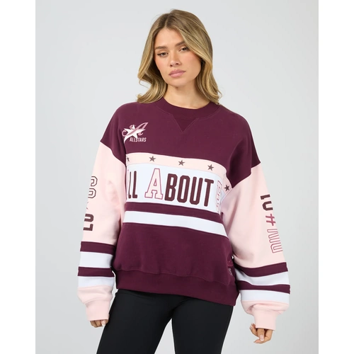 All About Eve Div One Panel Crew - Wine