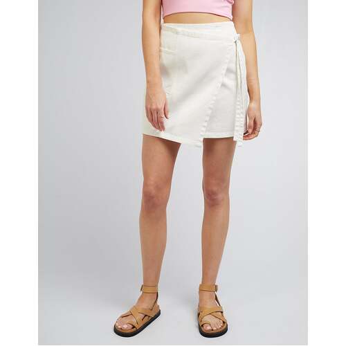 All About Eve Sydney Wrap Skirt - Natural