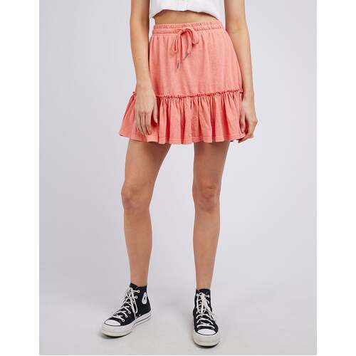 All About Eve Rene Mini Skirt - Peach [Size : 12]