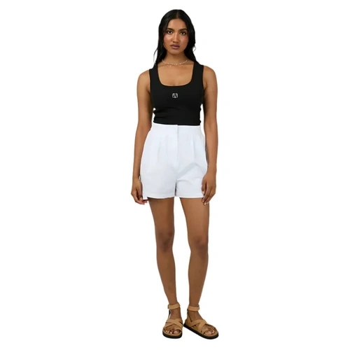 All About Eve Essential Bermuda Short - White [Size: 10]