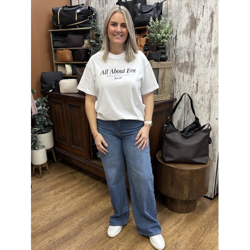 All About Eve AAE Timeless Tee - White [Size: 10]