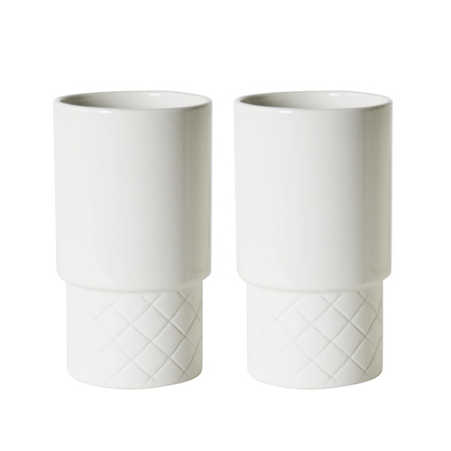 Robert Gordon Tumbler Set of 2 - White