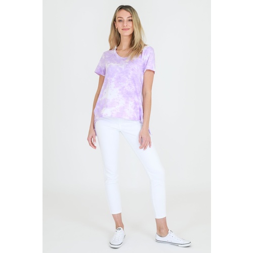 3rd Story-Brighton Tie Dye Tee-Lilac [Size: Small]