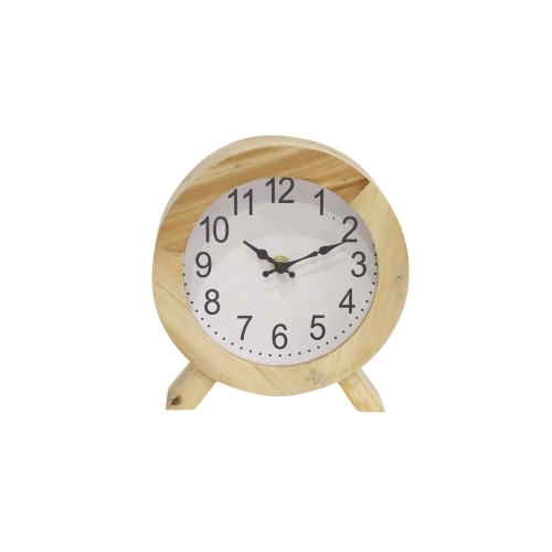 Stoneleigh & Roberson 18x19cm Ivy Solid Wood Table Clock with Glass Face