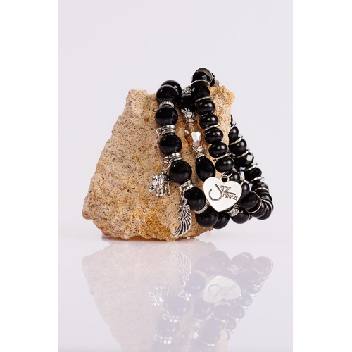 Jaz Flowers Stretchy Doodah Stack Bracelet - Amelia