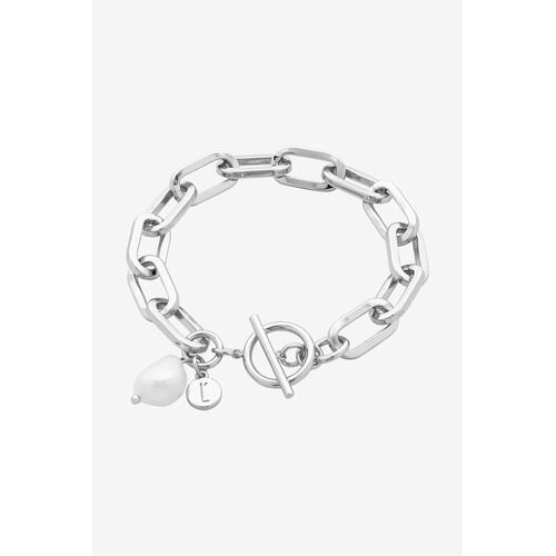 Liberte Darcy Pearl Bracelet - Silver