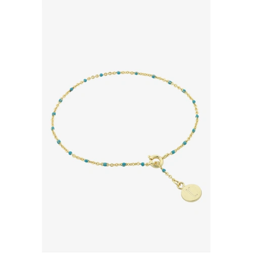 Liberte Heather Gold Bracelet - Aqua