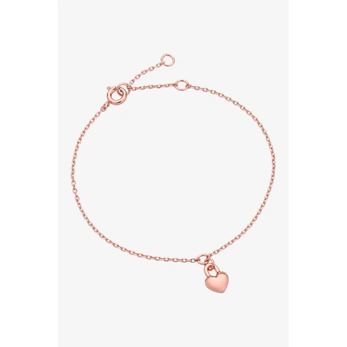 Liberte Winnie Heart Bracelet - Rose Gold