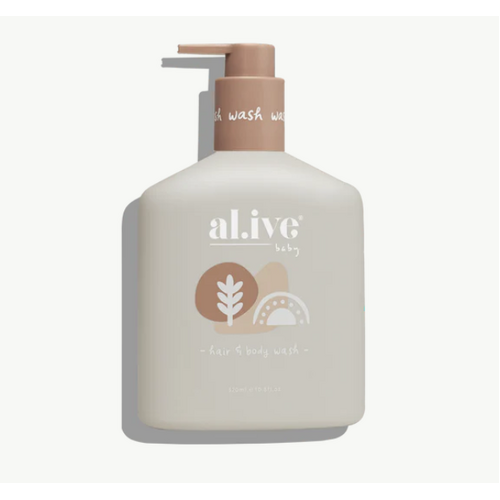 Al.ive Body Baby Hair & Body Wash 320ml - Calming Oatmeal