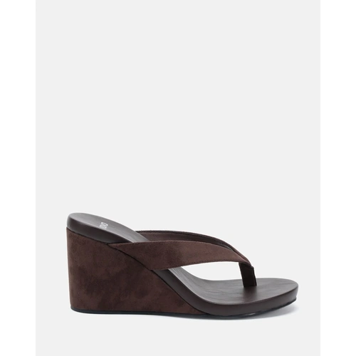 Novo Baci  Wedge - Espresso Suede