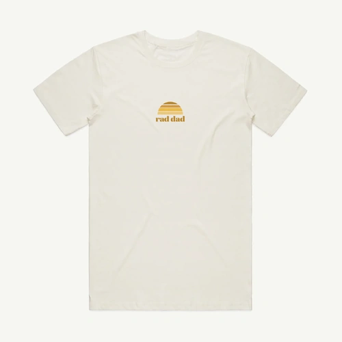 Banabae Rad Dad Classic Organic Cotton Tee - Natural