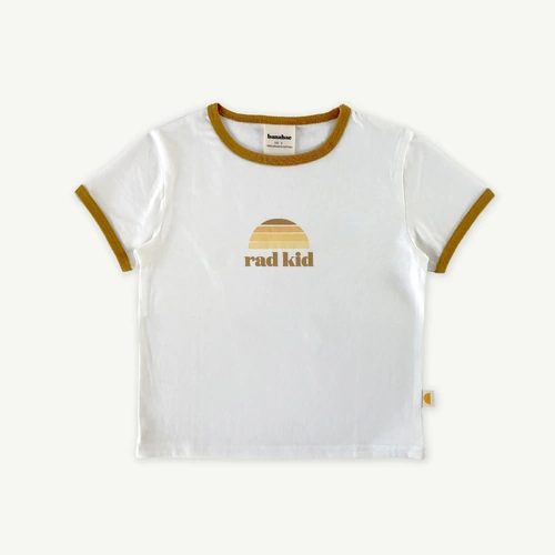 Banabae Rad Kid Classic Ringer Organic Cotton Tee
