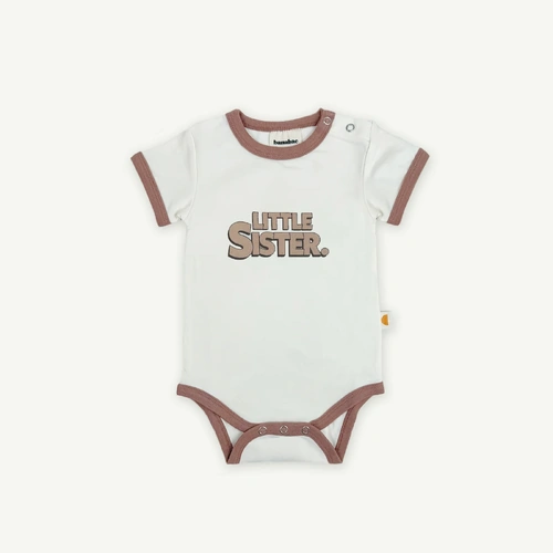 Banabae Little Sister Organic Cotton Onesie - Mouse
