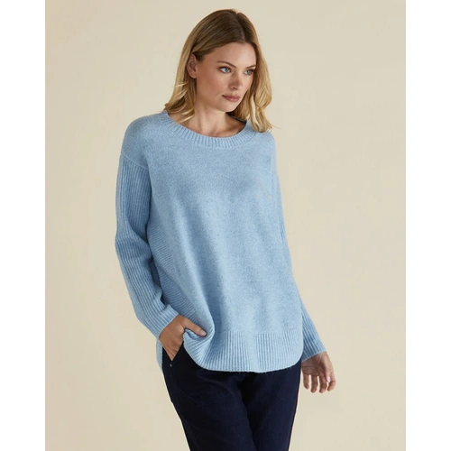 Betty Basics Soho Knit Sweater - Powder Blue