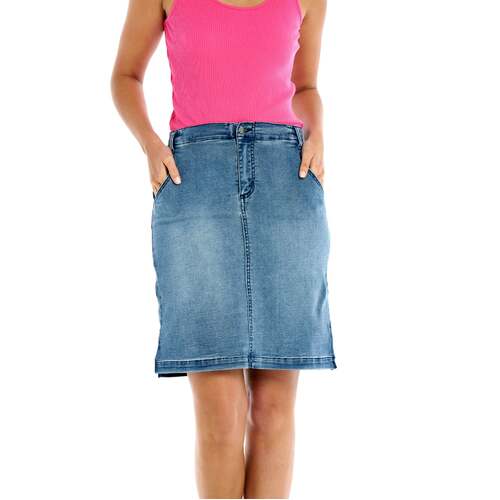 Betty Basics Gerogia Skirt - Azure [Size : 22]