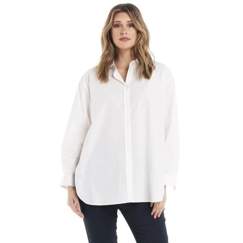 Betty Basics Cleo Shirt - White [Size: 18]