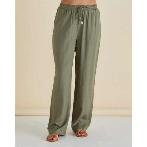 Betty Basics Zaza Relaxed Pant - Olive