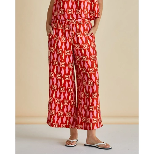 Betty Basics Copacabana Relax Pant - Sardinia Geo Print