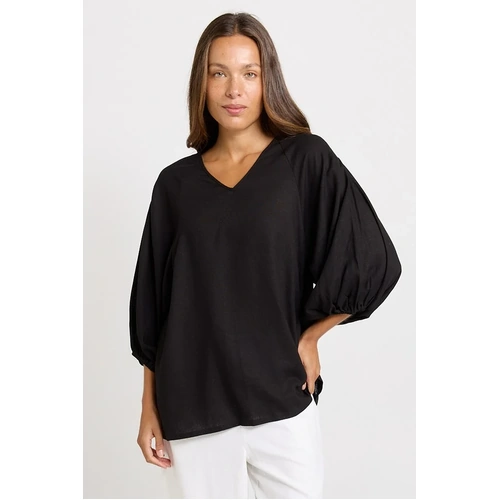 Betty Basics Bella Blouse - Black