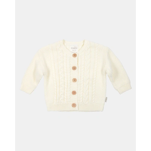 Toshi Organic Cardigan Yummy - Cream