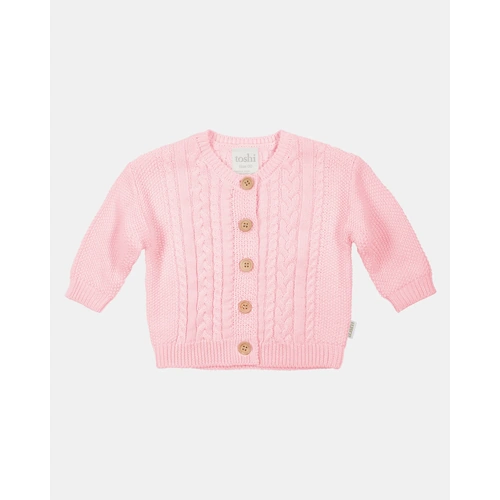 Toshi Organic Cardigan Yummy - Misty Rose