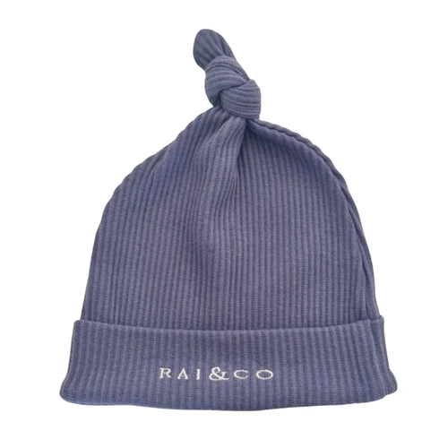 RAI & CO Beanie Ribbed Knotted - Royal Blue