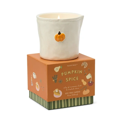 Paddywax Bistro 8oz Ceramic Candle - Pumpkin Spice