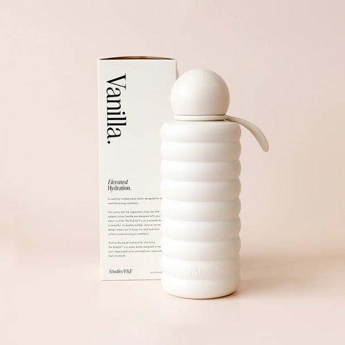Fox & Fallow The Bubble Reusable Water Bottle - Vanilla